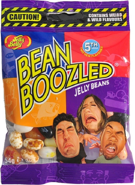 Жевательное драже Jelly ассорти Bean Boozled, 6 серия, 54 гр